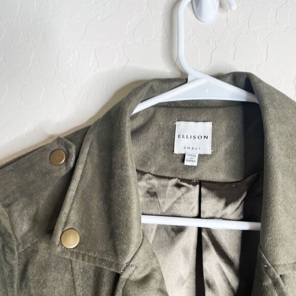 Ellison Faux Suede Moto Jacket - Picture 2 of 5